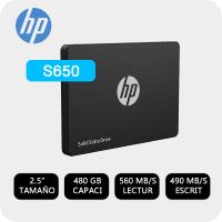 HP 480GB 2.5" S650 560/490MB 345M9AA SSD Harddisk